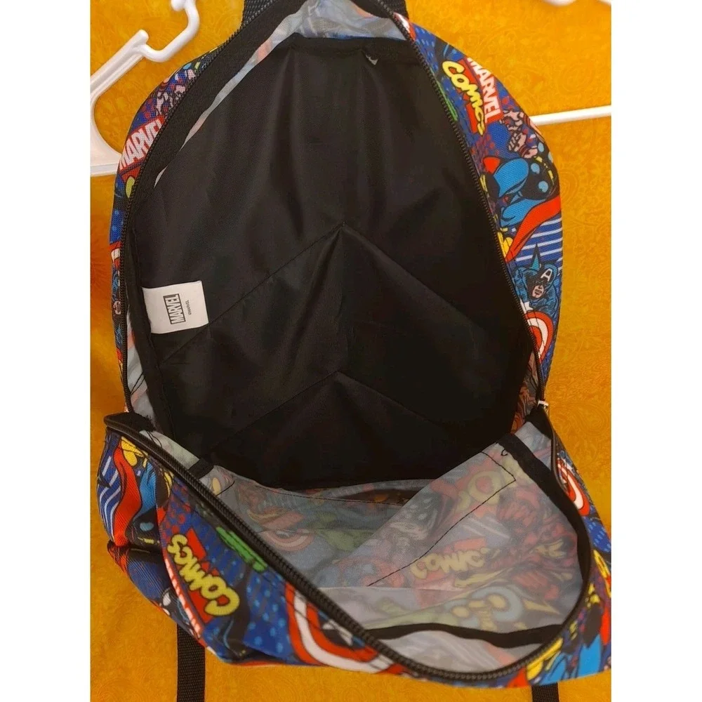 NEW Marvel SuperHero Backpack‎ IronMan Hulk Cpt America Thor Spiderman 16